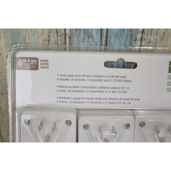 Woods Wireless Remote Control Outlet Kit 3-Pack Indoor Plug Smart Home NEW - Picture 10 of 10